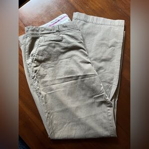 ON perfect bootcut khakis grey green